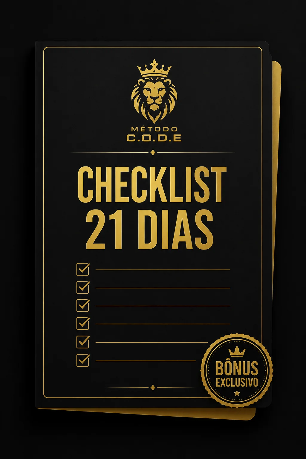 Bônus Checklist 21 Dias do Método C.O.D.E