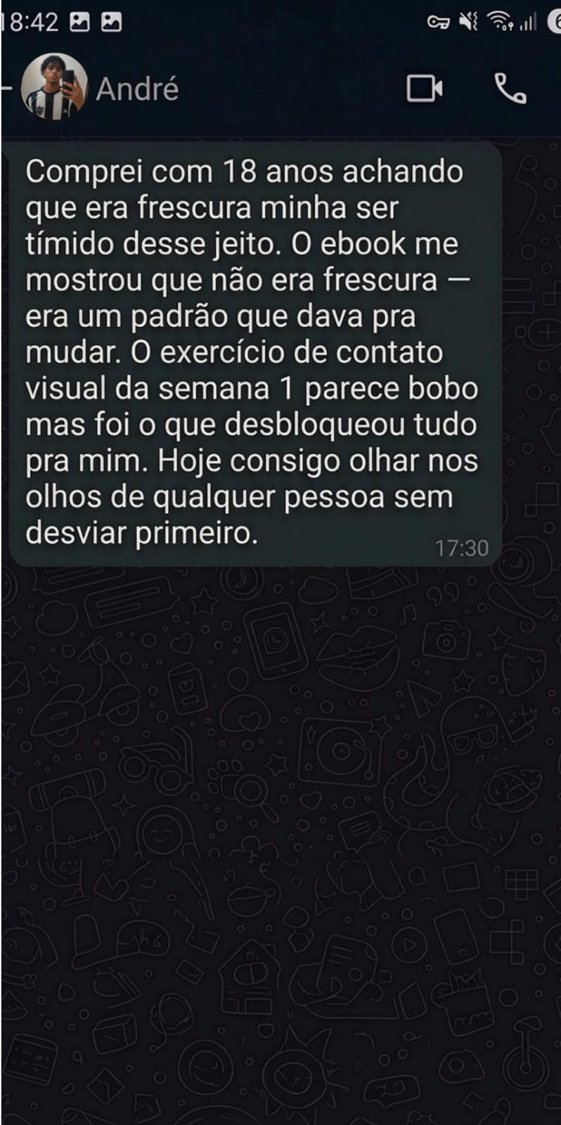 Depoimento de André